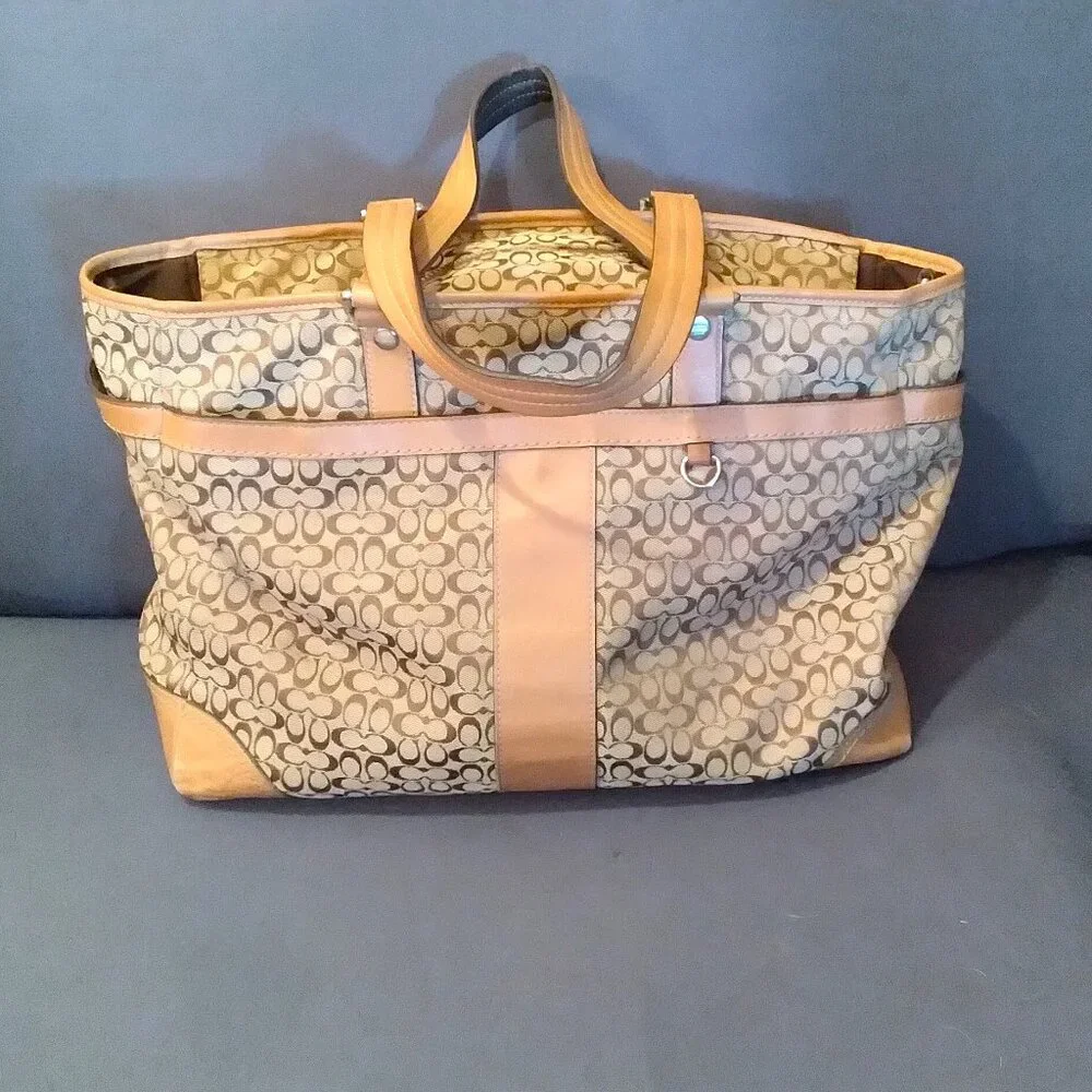 Coach Signature Diaper or Tote Bag No. J1176-F77156